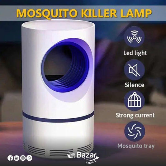 USB Rechargeable Mosquito Killer Lamp β Portable Electric Insect Trap for Home & Bedroom