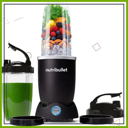 1200W Personal Blender — 32oz & 24oz Cups | Pulse Function | Dishwasher Safe | Matte Black