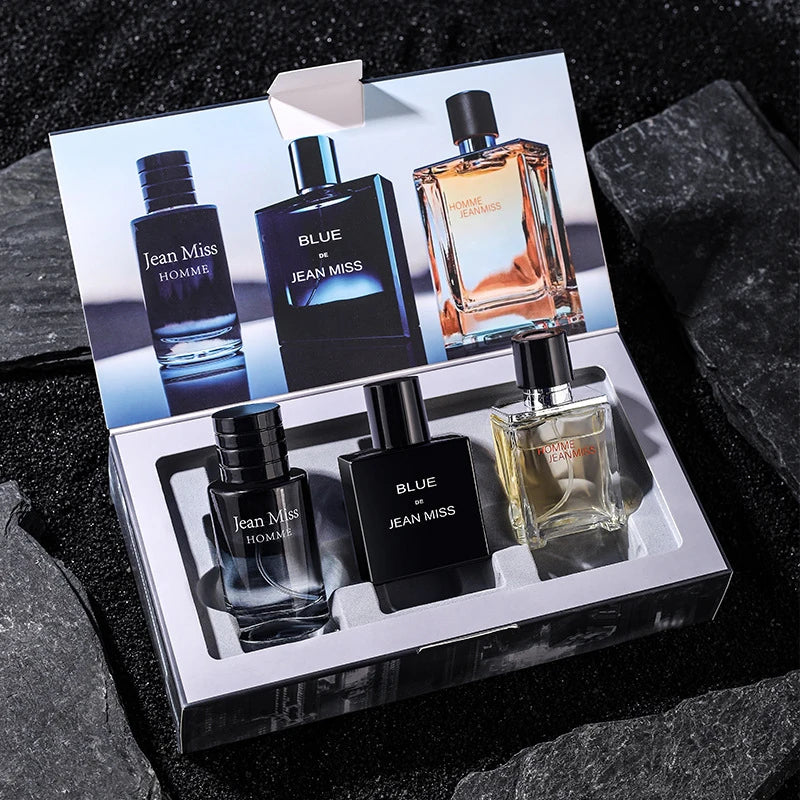 Fascination Man Premium Perfume Gift Set – 3PCS Long Lasting Men's Fragrance Collection (90ml)