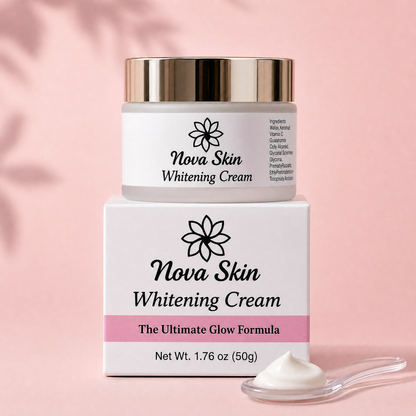 Nova Skin Whitening Cream – Kojic Acid, Vitamin C & Glutathione Brightening Cream (50g)