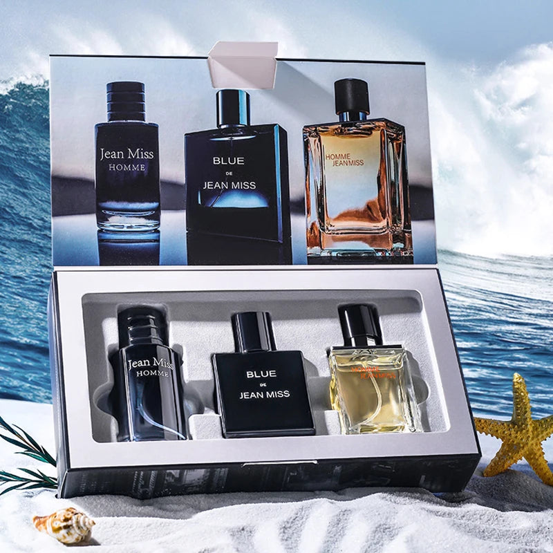 Fascination Man Premium Perfume Gift Set – 3PCS Long Lasting Men's Fragrance Collection (90ml)