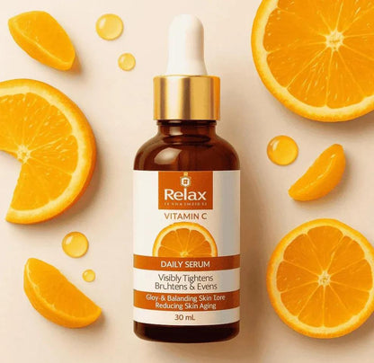 Relax Vitamin C Serum 30ml – Brightening & Hydrating Face Serum