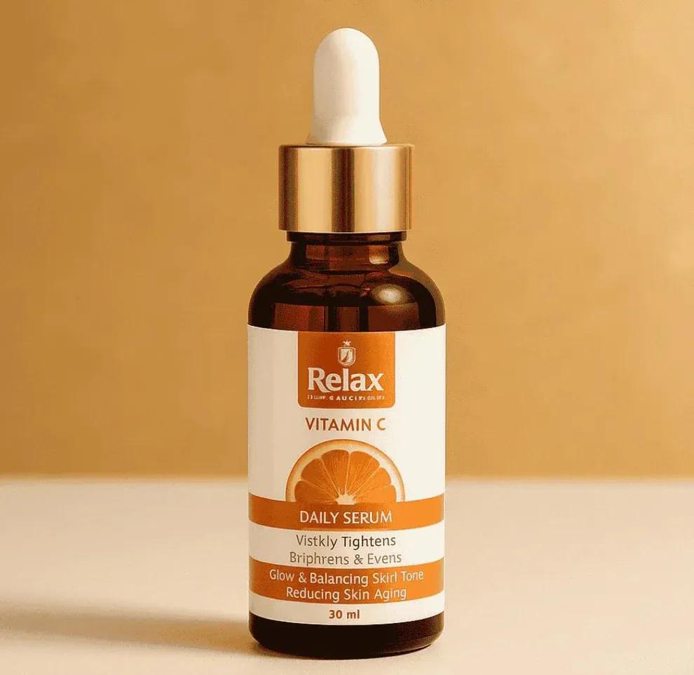 Relax Vitamin C Serum 30ml – Brightening & Hydrating Face Serum