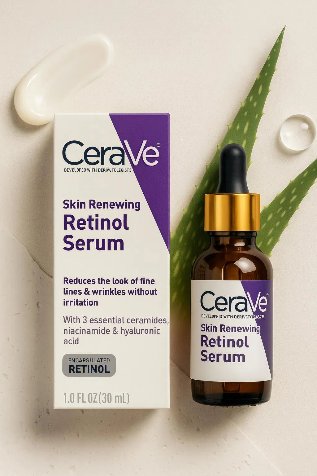 CeraVe Retinol Serum Anti-Wrinkle 30ml – Smooth & Youthful Looking Skin
