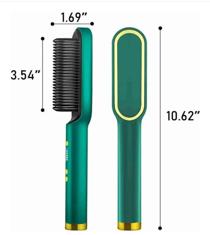 909 Electric Hair Brush Straightener – Fast Heating Anti-Frizz Hair Styling Brush