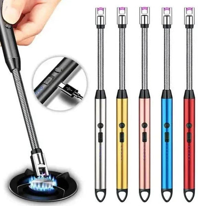 Rechargeable Electric Lighter – Multicolor Portable Arc Lighter