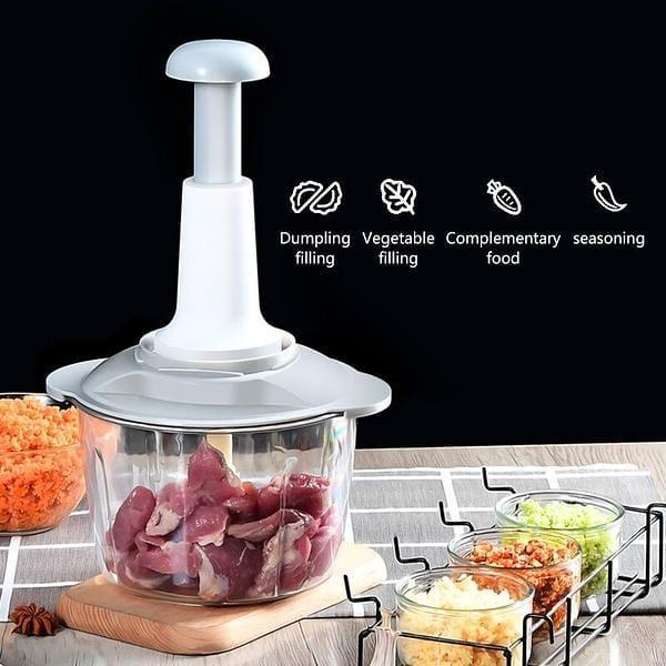 Manual Hand Chopper – Multipurpose Kitchen Vegetable & Fruit Cutter
