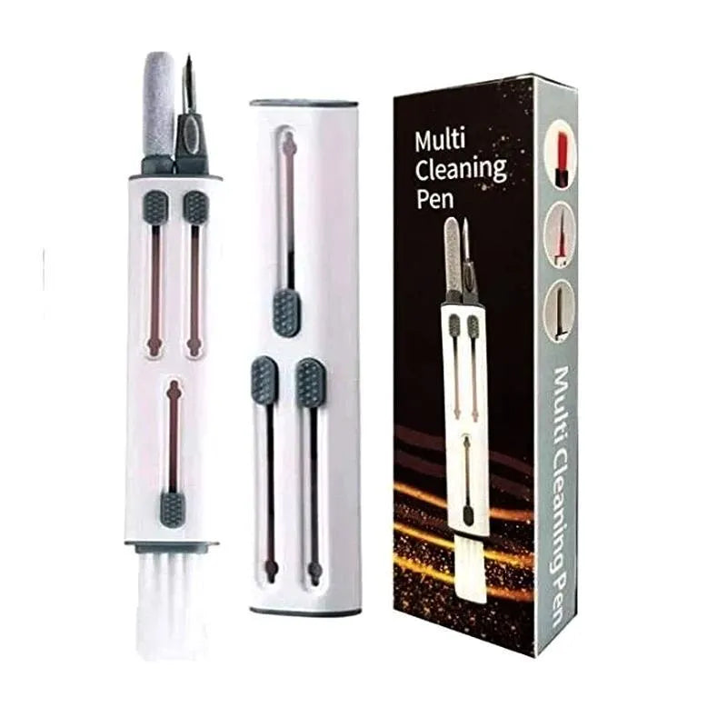 4-in-1 Earphone Cleaning Pen – Multi-Function Cleaning Tool for AirPods, Earbuds, Charging Cases & Electronics