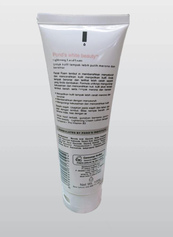 Pond's White Beauty Lightening Facial Foam 100g
