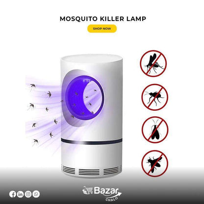 USB Rechargeable Mosquito Killer Lamp – Portable Electric Insect Trap for Home & Bedroom