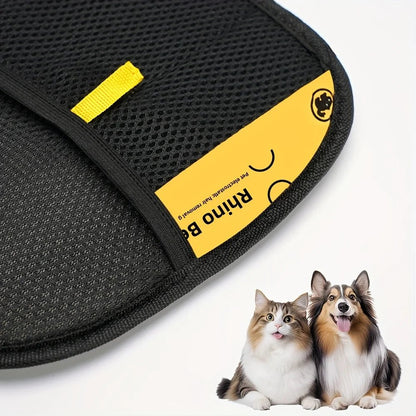 Large Pet Hair Removal Grooming Gloves – Reusable Static Fur Remover for Cats & Dogs - My Store