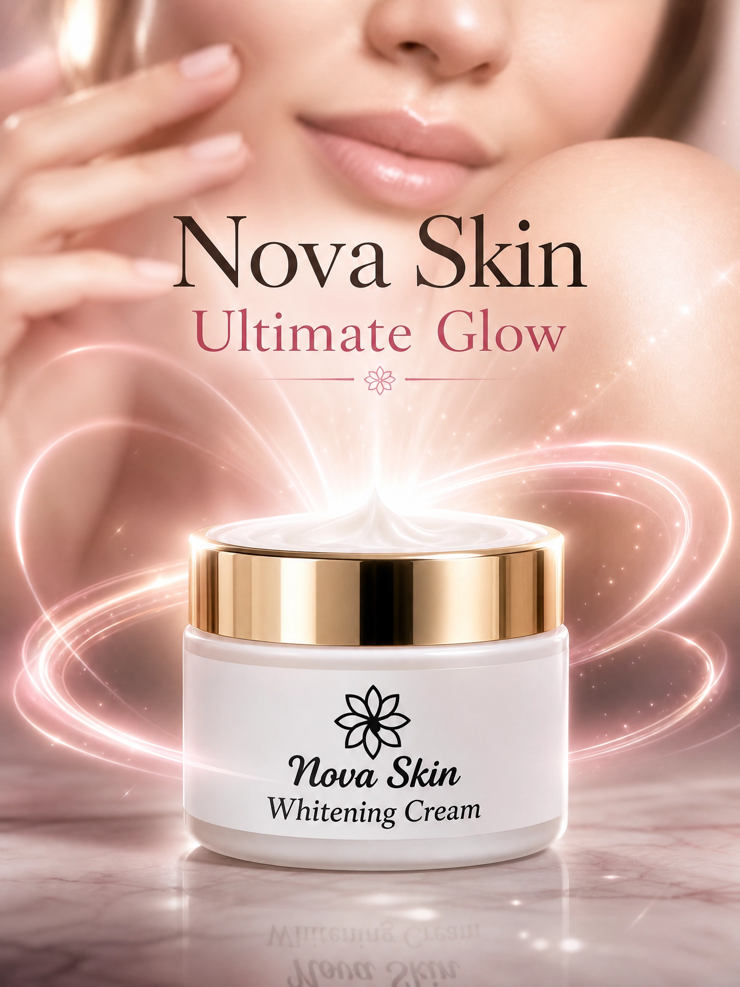 Nova Skin Whitening Cream – Kojic Acid, Vitamin C & Glutathione Brightening Cream (50g)